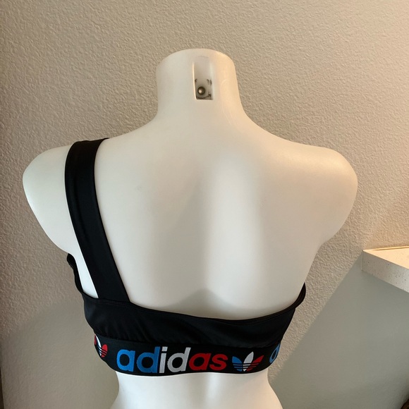Adidas black/ red white and blue one should sports bra! - Picture 2 of 7